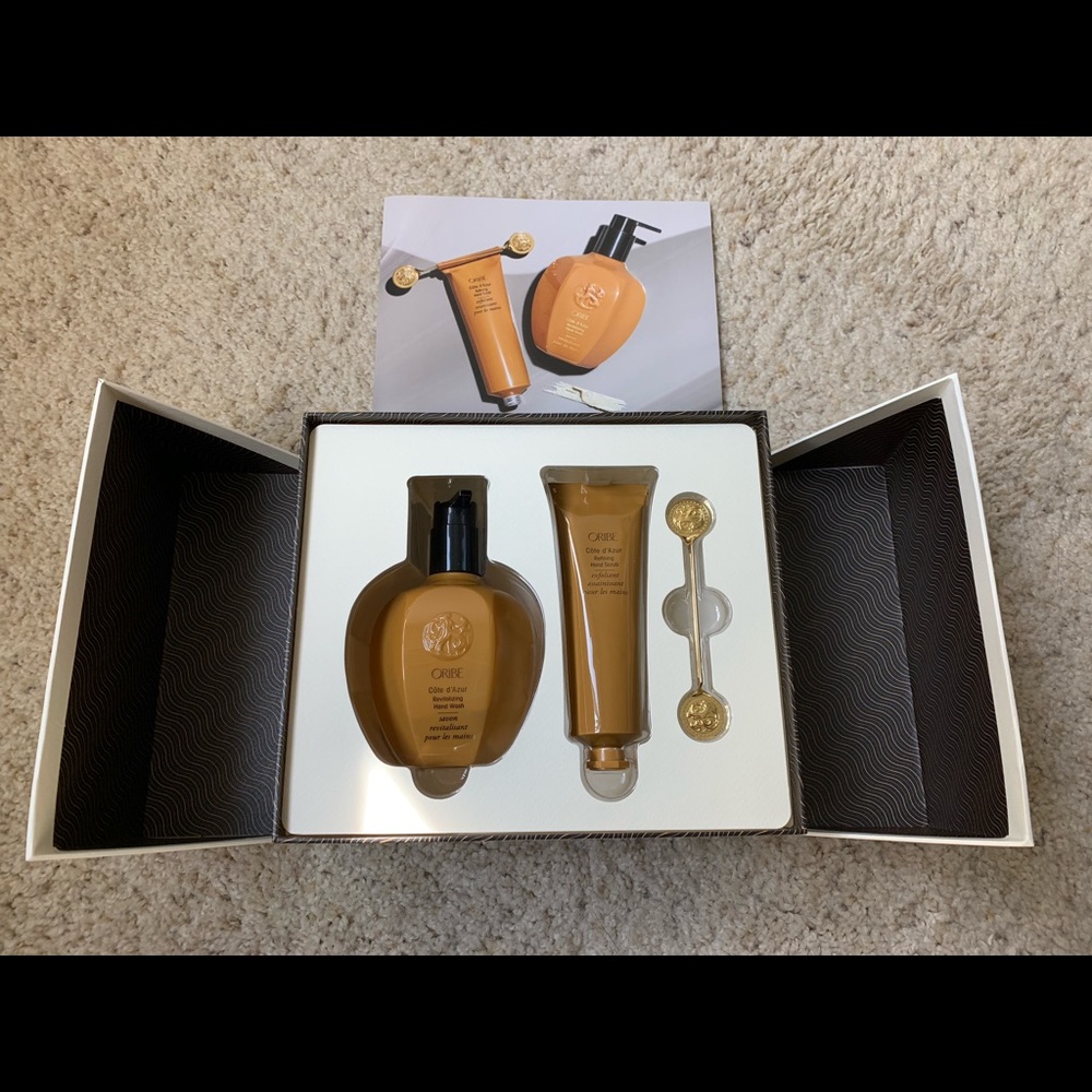 Oribe Cote D Azur Hand Wash & Hand Scrub Box Set